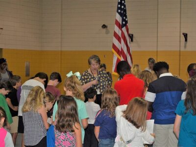 Daniel Pratt Elementary Hosts Inaugural ‘See You at the Pole’ Event Before School Sept. 25