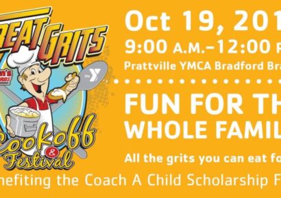 Great Grits Cookoff Coming to Prattville YMCA Bradford Branch Oct. 19