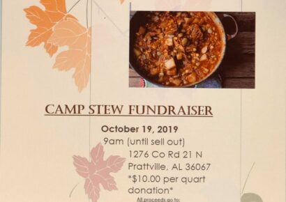 Old Kingston in Autauga County to Hold Historical Cemetery Camp Stew Fundraiser Saturday