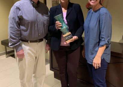 Main Street Wetumpka Awards Kay Simmons with Wind Creek Casino as Community Hero