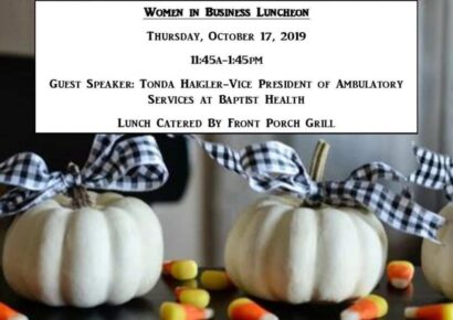 REMINDER! ‘Women in Business Luncheon’ is Thursday at Millbrook Civic Center