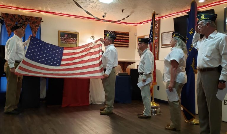 American Legion Post 133 Hosts Flag Retirement Ceremony With Past ...