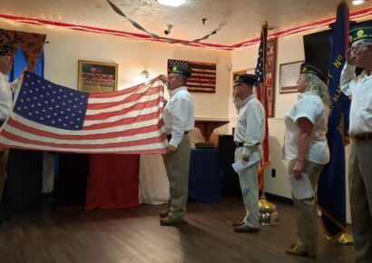 American Legion Post 133 Hosts Flag Retirement Ceremony with Past Commanders