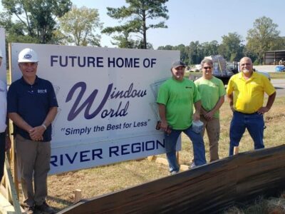 Window World River Region Breaks Ground for New Location in Millbrook; Owner Excited About Future