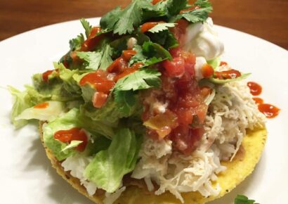 Heather’s Chicken Tostadas