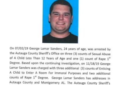 ‘We Believe There Are More Victims,’ Sheriff Sedinger Says After Arrest of George Sanders for Sexual Abuse, Rape of a Child