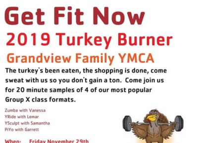 Grandview Family YMCA Hosting 2019 Turkey Burner Nov. 29; Admission is One Can of Food for WELCOME
