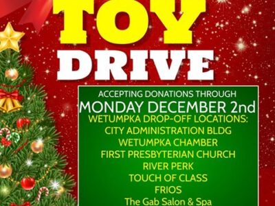 Wetumpka Police, Coosa Queens Team up for Christmas Project; Donations can be Dropped Off through Dec. 2