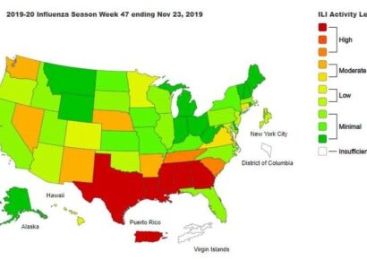 Flu Report from CDC Shows Increased Activity; Spread Christmas Cheer, Not Germs This Season