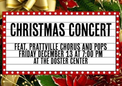 FREE Christmas Concert Dec. 13 with Prattville Community Chorus, Prattville Pops at Doster Community Center