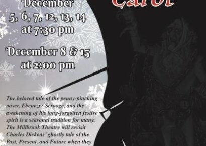 Millbrook Community Players to Present ‘A Christmas Carol’ Dec. 5 through Dec. 15 at Old Robinson Springs School