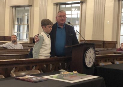 Local Boy Scout Rhett Pinkston Spearheads Charters of Freedoms Project, Visits Elmore County Commission