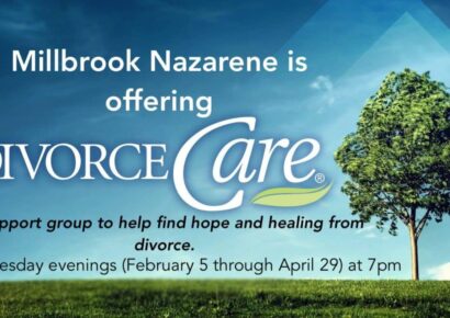 Millbrook Church of the Nazarene to Begin New ‘Divorce Care’ Program Feb. 5; Meets Wednesday Nights