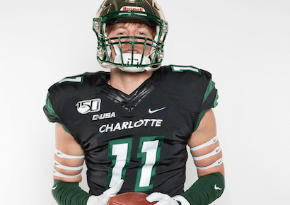 Taylor Thompson Signs Division 1 Football Scholarship with UNC-Charlotte