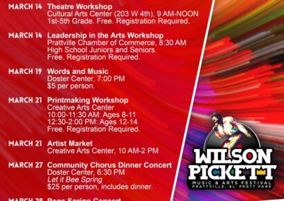 City of Prattville Creative and Performing Arts Council Receives Grant for 2020 Celebration of the Arts