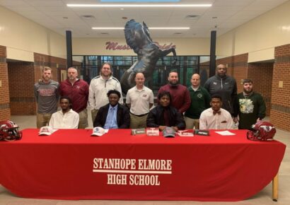 Stanhope Elmore High School Hosts Signing Day Watch Party for Four Different Football Players