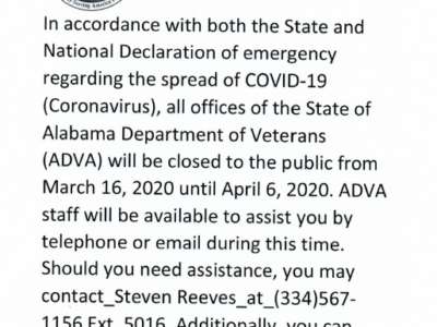 Veterans Affairs Office In Elmore County’s Historic Courthouse Closing Until April 6th