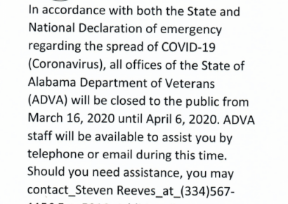 Veterans Affairs Office In Elmore County’s Historic Courthouse Closing Until April 6th