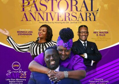 Lake Elam Missionary Baptist Church to Host 2nd Pastoral Anniversary Celebration for Pastor Jackson