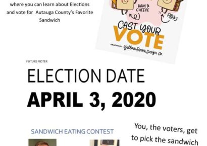 Pickled Pig Ear Sandwich Anyone? Autauga’s Future Voter Page Asking for Video Votes; Contest to be Live on Facebook April 3