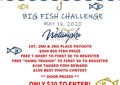 Big Fish Challenge Kayak Fishing Tournament Coming To Wetumpka May 16; Open to Public