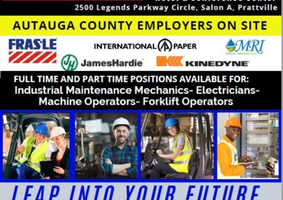 Industrial Job Fair for Autauga County Industries Coming March 14 to Prattville Marriott Hotel and Conference Center