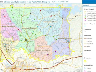 Broadband Hotspots Now Available Across Elmore County Thanks to Multiple Partnerships