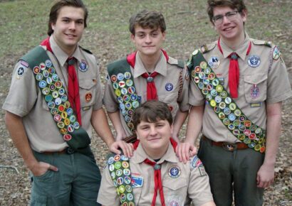 Earlier this Month, Wetumpka Boy Scouts Celebrated with Joint Eagle Ceremony at Trinity Episcopal Church