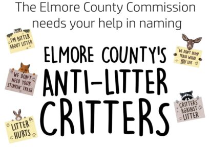 Elmore County Commission Seeks Help from Elementary, Middle School Students in Naming Anti-Litter Critters