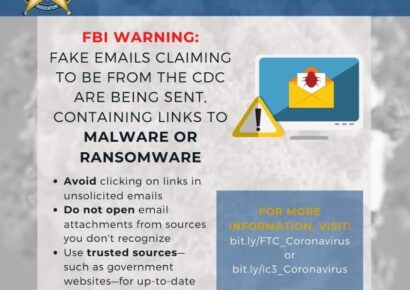 New Scams Are Out In Relation to COVID-19; Please Be Aware, and Share This Information to Protect Our Communities