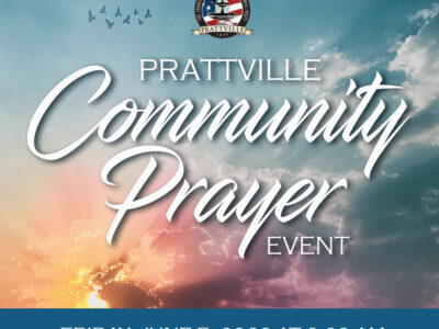 Prattville, Community Leaders to Host Community Prayer Event at 9 a.m. Friday in front of City Hall on Main Street