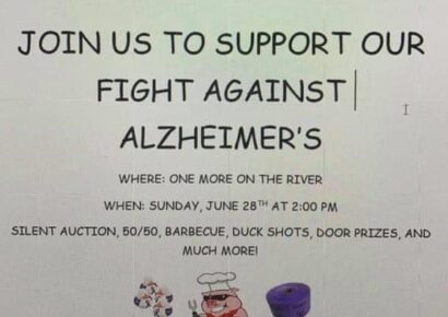 ‘Memories Matter – Fight Against Alzheimer’s’ Fundraiser Coming to One More on the River in Millbrook June 28