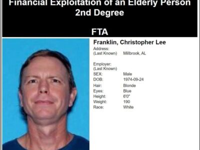 Please Share! If you Know the Whereabouts of this Man, contact Autauga Sheriff’s Office Immediately