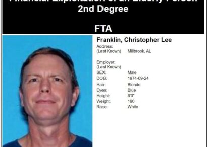 Please Share! If you Know the Whereabouts of this Man, contact Autauga Sheriff’s Office Immediately