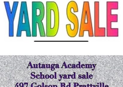 Autauga Academy to Host Multi-Family Yard Sale July 25 in the Gymnasium