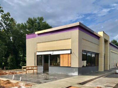 Taco Bell Taking Shape on Highway 14 in Millbrook