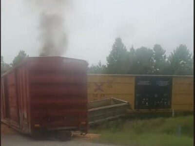 Dump Truck collides with Passing Train in Vida, Autauga County; Driver Able to Walk Away, Witness Said