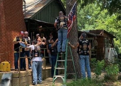When Area American Legion Riders Saw an Establishment in Need of a New American Flag, They Made it a Mission
