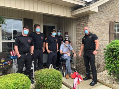 Prattville FD Visits Retired Firefighter; One of Few Remaining Who Fought Dale’s Penthouse Fire in 1967