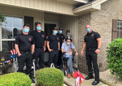 Prattville FD Visits Retired Firefighter; One of Few Remaining Who Fought Dale’s Penthouse Fire in 1967