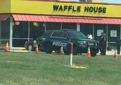 Vehicle Fails to Stop in Parking Space in front of Millbrook Waffle House, ‘Bumps’ Occupied Booth