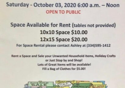 American Legion Post 122 of Prattville Hosting Outdoor Rummage Sale Oct. 3 to Raise Funds for Christmas Project