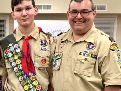 Troop 13 Scout Ryan Rouse Earns Eagle Rank; Completes 41 Merit Badges, 20 Beyond Requirement