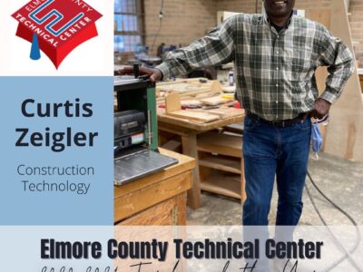 ECTC’s 2020-21 Teacher of the Year is Construction Technology Instructor Curtis Zeigler
