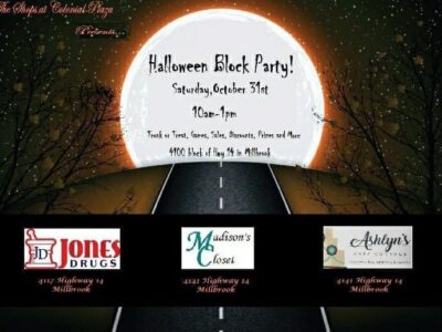 Three Millbrook Businesses Hosting Halloween Block Party Oct. 31 10 a.m. to 1 p.m.