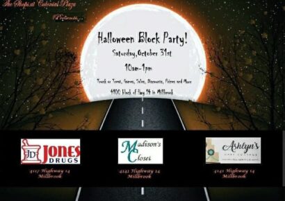Three Millbrook Businesses Hosting Halloween Block Party Oct. 31 10 a.m. to 1 p.m.