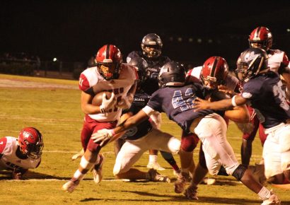 Trone Rushes for 4 Touchdowns as Mustangs Overcome 21 Point Deficit to Win at Calera, 35-27
