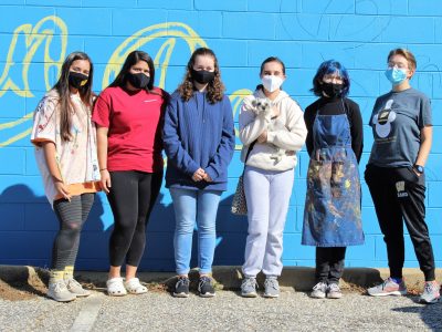 Wetumpka High School Students Paint Mural for HGTV Project; Unveiling Will Come Later