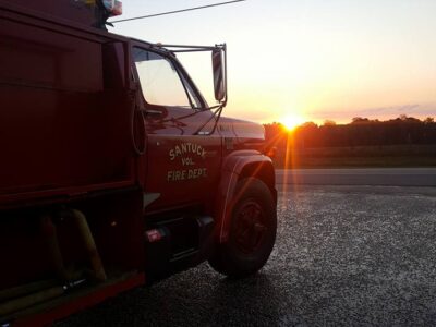 Santuck Fire Chief Thanks Elmore Commission for Continued Help for Volunteer Departments