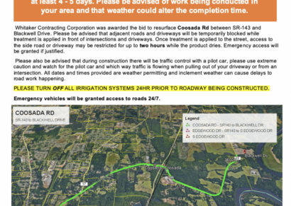 Edgewood Road, Coosada Road: Road Construction Projects In Full Swing This Week